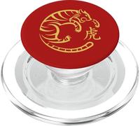 Traditional Art Chinese New Year 2022 Year of the Tiger PopSockets PopGrip para MagSafe
