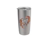 Traditional Art Chinese New Year 2022 Year of the Tiger Vaso térmico de acero inoxidable de doble pared