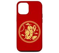 Traditional Art Chinese New Year 2024 Year of the Dragon Carcasa para iPhone 12/12 Pro