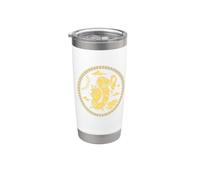Traditional Art Chinese New Year 2024 Year of the Dragon Vaso térmico de acero inoxidable de doble pared