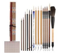 Traditional Chinese Art Brush - Professional Writing and Painting Tool | Flexible Soft Bristles for Caligraphy, Ink Wash, Watercolor, Durable Handle, Smooth Precision Strokes, Ideal for Students