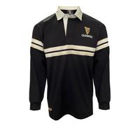 Traditional Craft Guinness - Camiseta de Rugby para Hombre, Manga Larga, Color Negro, Negro -, Large