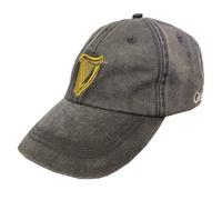 Traditional Craft Ireland Guinness Harp - Gorra de béisbol lavada para hombre, Negro -, talla única