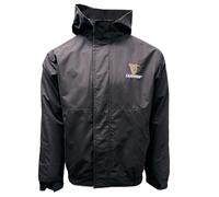 Traditional Craft Limited Guinness - Chaqueta con forro polar negro, Negro, M