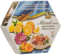 Traditional Cyprus/Greek Loukoumi Delight Sweets 300g- Select from Mixed Flavour (Mix Flavour Peach)