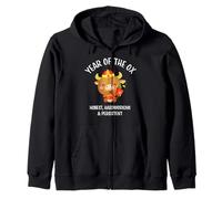 Traditional Happy Chinese New Year 2021 Year of the Ox Sudadera con Capucha