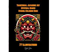 Traditional Japanese Art: Mystical Masks Stencil-Coloring Book