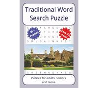 Traditional Word Search Puzzle: Word searches about Traditional, with easy to read print | 6 x 9 inches. 110 pages | 50+ puzzles _ Gifts for ... (Architecture Series Word Search Puzzles)