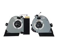 TRADOCK CPU y GPU Ventilador de refrigeración para ASUS ROG Zephyrus GU502DU GA502IU GA502IV 5V 0.5A 13NR03V0T02011 13NR0210T01111 13NR0210AM0901 DFS5K12304363C DFS5K12115491P