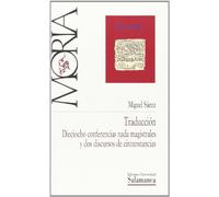 Traducción. Diociocho conferencias nada magistrales y dos discursos de circunstancias