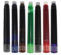 Traducido Gullor 35 PCS Internacional cartucho de tinta de la pluma a caber Jinhao Plumas, 7 colores, 7 Packs