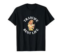 Tradwives Tradwife Best Life Proud Trad Wife Camiseta gráfica económica, Hombre, Negro, S