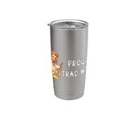 Tradwives Tradwife Proud Trad Wife Vaso térmico de acero inoxidable de doble pared
