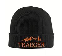 Traeger Pellet Grill Smoke BBQ Essential Cálido Gorro de Punto Hip Hop Gorro de Exterior Topo Invierno Gorros de Exterior para Adultos Unisex