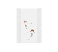 TRÄUMELAND Mermaid - Cambiador de pañales con sirenas, impermeable y lavable, de vellón térmico y PVC sin ftalatos, 50 x 70 cm