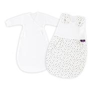 Träumeland s0101851 - Saco de dormir para bebé liebmich 2 piezas Set corazón gris, talla 44, multicolor