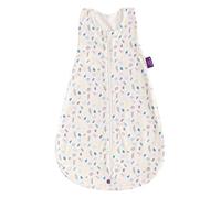 Träumeland S0200905 - Saco de dormir de verano (algodón, 90 cm, 250 g), diseño de flores, multicolor