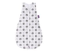 Träumeland S0201007 Liebesmich - Saco de dormir de verano (algodón, 110 cm, 250 g, sin blanqueadores ópticos), diseño de oso