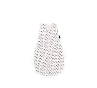 Träumeland - Saco de dormir de verano (tejido Tencel), diseño de estrellas, color blanco y gris multicolor multicolor Talla:110 cm