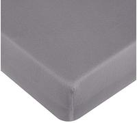 Träumeland TT02161 - Sábana Bajera Ajustable (40 x 90 cm), Color Gris Oscuro