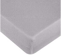 Träumeland TT02163 - Sábana Bajera Ajustable (60 x 120 cm + 70 x 140 cm), Color Gris Oscuro