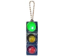 Traffic Light Keyring, Car Keychains, Signal Lantern Backpack Pendant, Traffic Lighting Model, Portable Creative Automotive Key Holder for Adults, Kids, Students, Women, Men