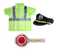 Traffic Light Toy, Signal Lamp, Handheld Costume with Sturdy Panel, Mini Utility with Refined Texture, 9.5*8.5inch Educational Category, Party Favor Accessory for Classroom Kids