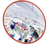 Traffic Safety Mirror Convex Driveway Black 45CM Weatherproof Durable Supermarket The Mall Anti-Theft Indoor