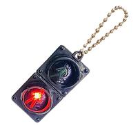 Traffic Signal Keychain - Zinc Alloy 10x3x2cm, Car Keychains Backpack Pendant Light Model | Creative Pedestrian LED Holder For New Driver Women Men Students In School Travel And Daily Life Use