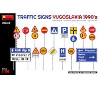 (MIN35643) - Miniart 1:35 - Traffic Signs Yugoslavia 1990's