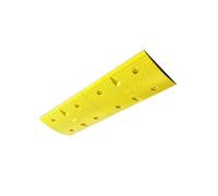 Traffic Speed Bump Heavy Duty 100 cm x 30 cm, joroba de velocidad de goma portátil para estacionamiento, entrada, centro comercial, zona escolar
