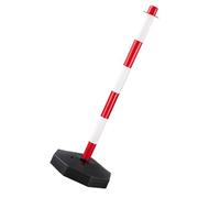 Traffic Warning Column - Reflective Safety Post, Movable Crossing Sign, Adjustable Traffic Barrier | Construction Control Device, Practical Use for Roadworks Vehicle Restrictions Parking Lot Safety