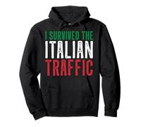 Tráfico Italia Humor Conducción Divertida Sudadera con Capucha