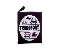 (Tráfico) Libro de tela suave táctil de estilo infantil, suministros educativos cognitivos tempranos para bebés