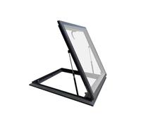 Tragaluz de ventilación de techo de aluminio resistente a la lluvia con ventana de sótano acristalada para iluminación y ventilación, escotilla de acceso para techos del hogar.