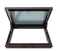 Tragaluz de ventilación manual para edificios residenciales, doble capa templada, para mayor durabilidad, perfecto para áticos, terrazas y acceso de mantenimiento personalizado