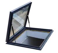 Tragaluz para ventana subterránea para techo plano, ventilación manual, iluminación de pozo, techo inclinado, tragaluz de bajo consumo, solución de luz diurna para hogares