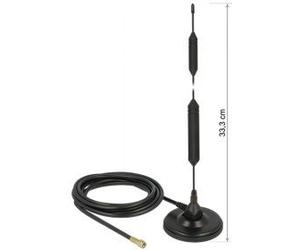 Tragant 12418 - Antena (5 dBi, 0.824 - 0.96 / 1.71 - 1.99 GHz, 50 Ω, Antena omnidireccional, SMA, Macho)