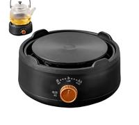 Tragbare Elektrische Kochplatte - Kleine Elektrische Kochplatte | Kompakte Kochplatte Stufenlos Regelbarer Warmhalteherd Für Teekessel Kaffee Küche Camping Reisen Wohnheim Picknick Outdoor-Aktivitäten