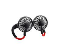 Tragbarer freihndiger Nackenventilator, Mini-Ventilator Tischventilator Handventilator mit wiederaufladbarem kleinem USB-Ventilator fr den Sommer dr