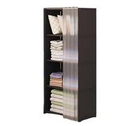 Tragbarer Kleiderschrank - Staubdichtes Kleiderorganizatorregal Mit Kleiderständer | Einfach Zu Montierender, Robuster Ständer Für Gefaltete Kleidung Und Mäntel