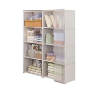 Tragbarer Kleiderschrank - Staubdichtes Kleiderorganizatorregal Mit Kleiderständer | Einfach Zu Montierender, Robuster Ständer Für Gefaltete Kleidung Und Mäntel