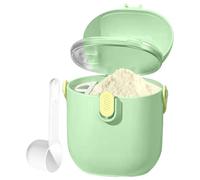 Tragbarer Milchpulver Reisebehälter - Dispensador de Milchpulver Mit Messlöffel, Staubdichte Aufbewahrungsbox Für Babynahrung, Ideal Für Reisen, Auto, Kinderwagen, Kita, Zug & Flugzeug, Praktisch Für
