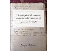 Tragico fatto di cronaca avvenuto nella comunità di Guarene nel 1825