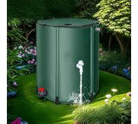 TRAGLO Barril portátil para recolección de agua de lluvia, tanque grande para almacenamiento de agua, contenedor para jardín con grifo para riego y piscicultura(200L)