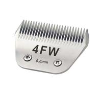 TRAH 4FW - Cuchillas de aseo desmontables para mascotas, hoja ancha compatible con cortadoras de perros Andis, la mayoría de cortadoras de la serie A5, KM, hoja de cerámica desmontable, tamaño: 4FW