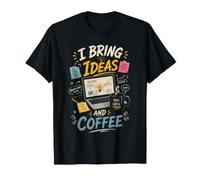 Traigo Ideas y Cafe Pensadores Creativos Camiseta