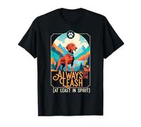 Trail Dog Trekker Always Off The Leash Camiseta