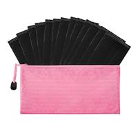 Trail Essentials - 50 bolsas de eliminación personal femeninas opacas negras para eliminación sanitaria, con bolsa de bolso. Discreto eliminación para tampones, almohadillas y revestimientos