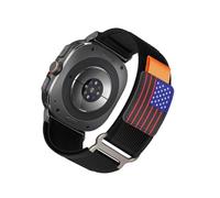 Trail Loop Apto for Samsung Galaxy Watch 7 Ultra Correa 47 mm Accesorios Pulsera Deportiva de Nailon Apta for Samsung Galaxy Watch Ultra Band 47 mm(Black1,FOR Galaxy Watch 7 Ultra_XL)